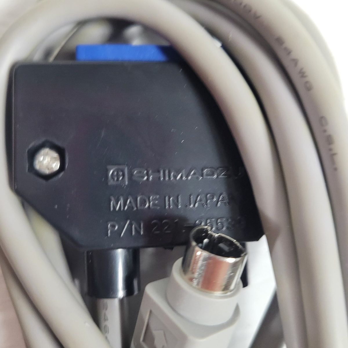 Shimadzu 221-25539 GC Gas Chromatograph Data Interface Cable 4-Pin DIN OEM