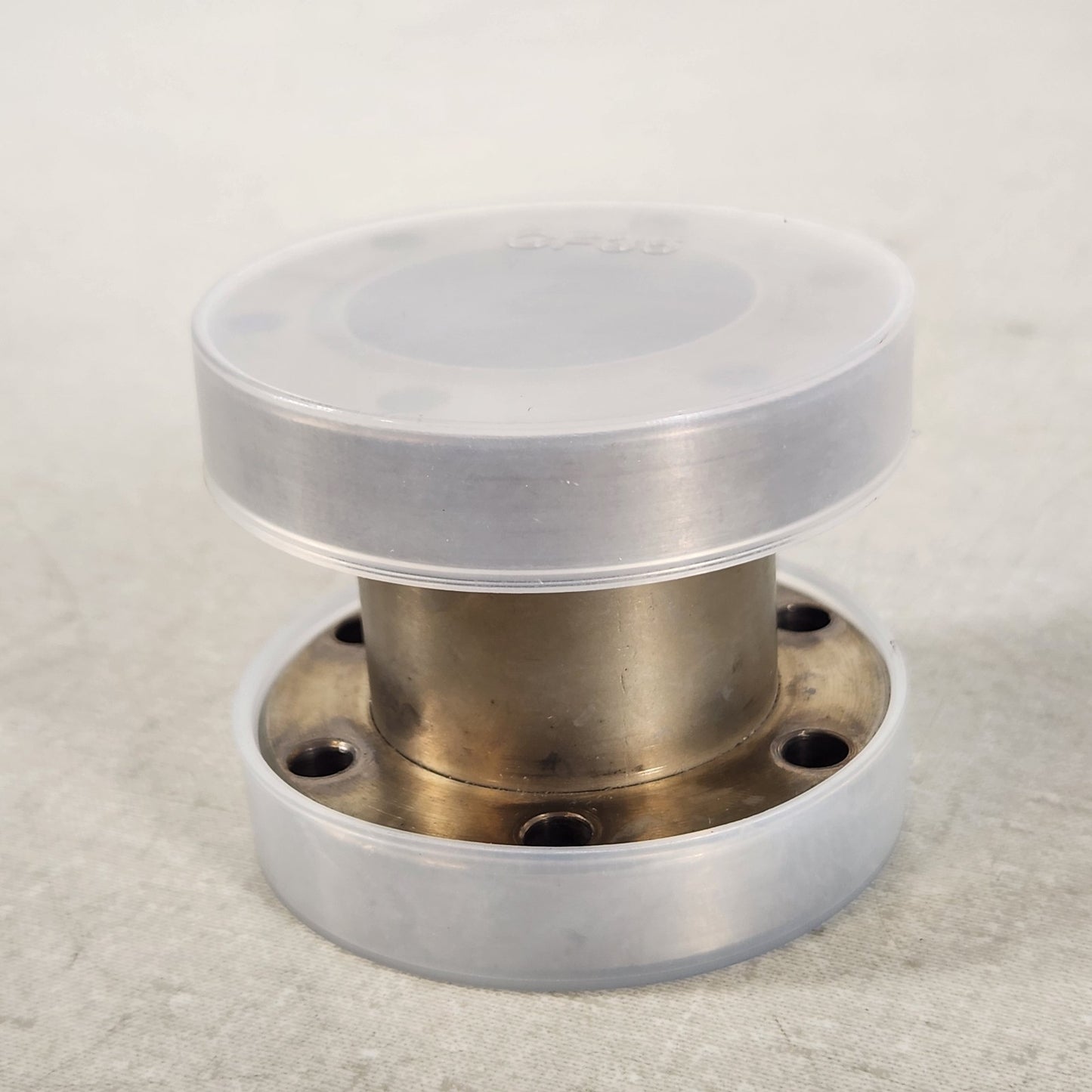 DN35CF 2.75" ConFlat UHV Straight Nipple 2-3/8" OAL 1 Rotatable 1 Fixed Vacuum
