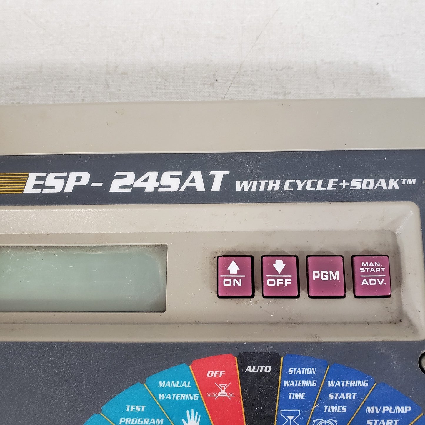 Rain Bird ESP-24SAT 631183A Cycle+Soak Front Panel Keypad Display Assembly