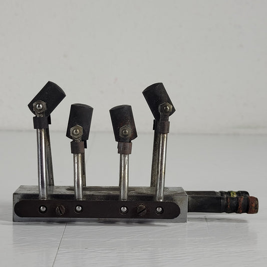 Vintage Bethlehem 4-Fire Single-Jet Oxygen Gas Glassblowing Lathe Burner Swivel