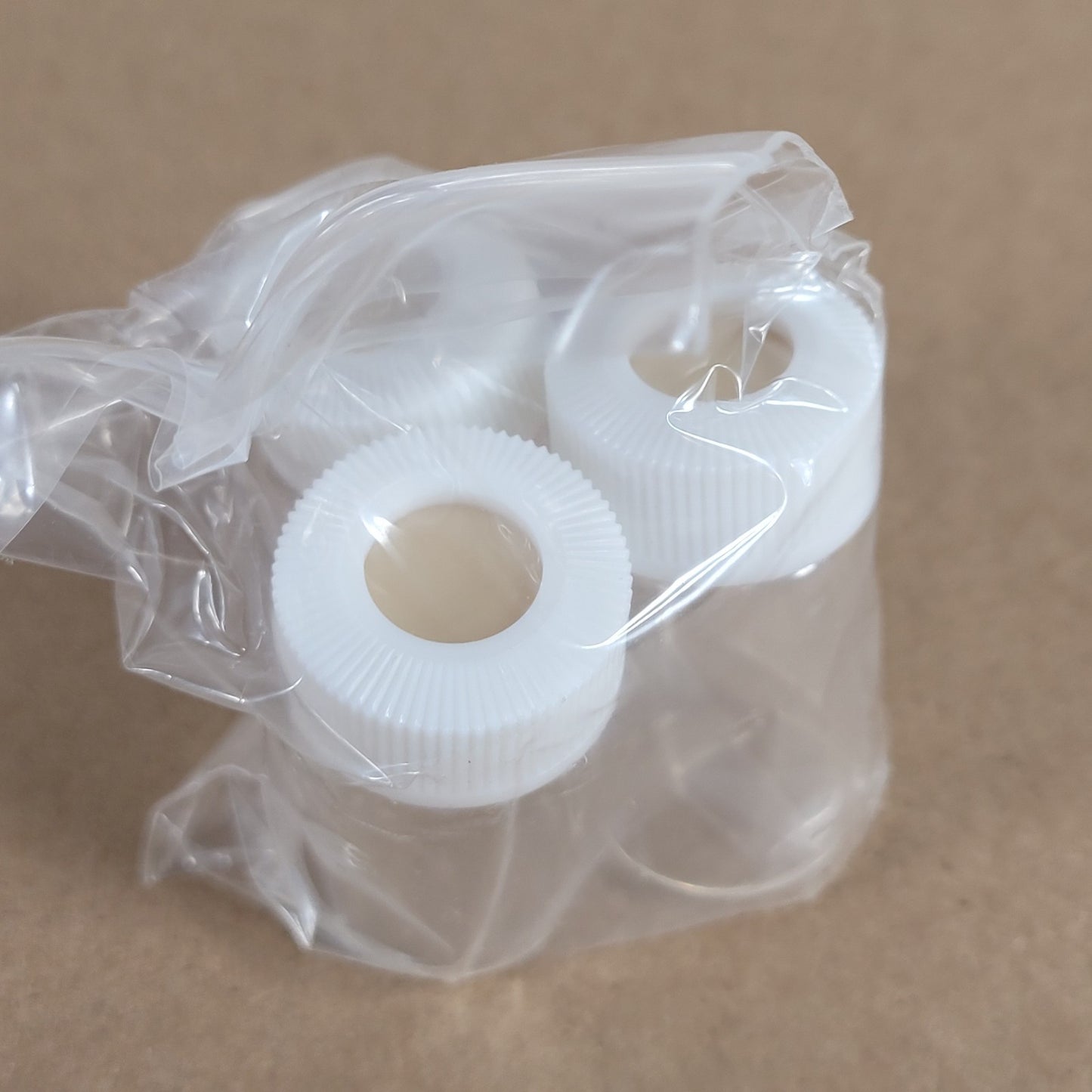 3 Units Shimadzu 228-21280-91 15 mL Glass Vials With Caps & PTFE Silicone Septa
