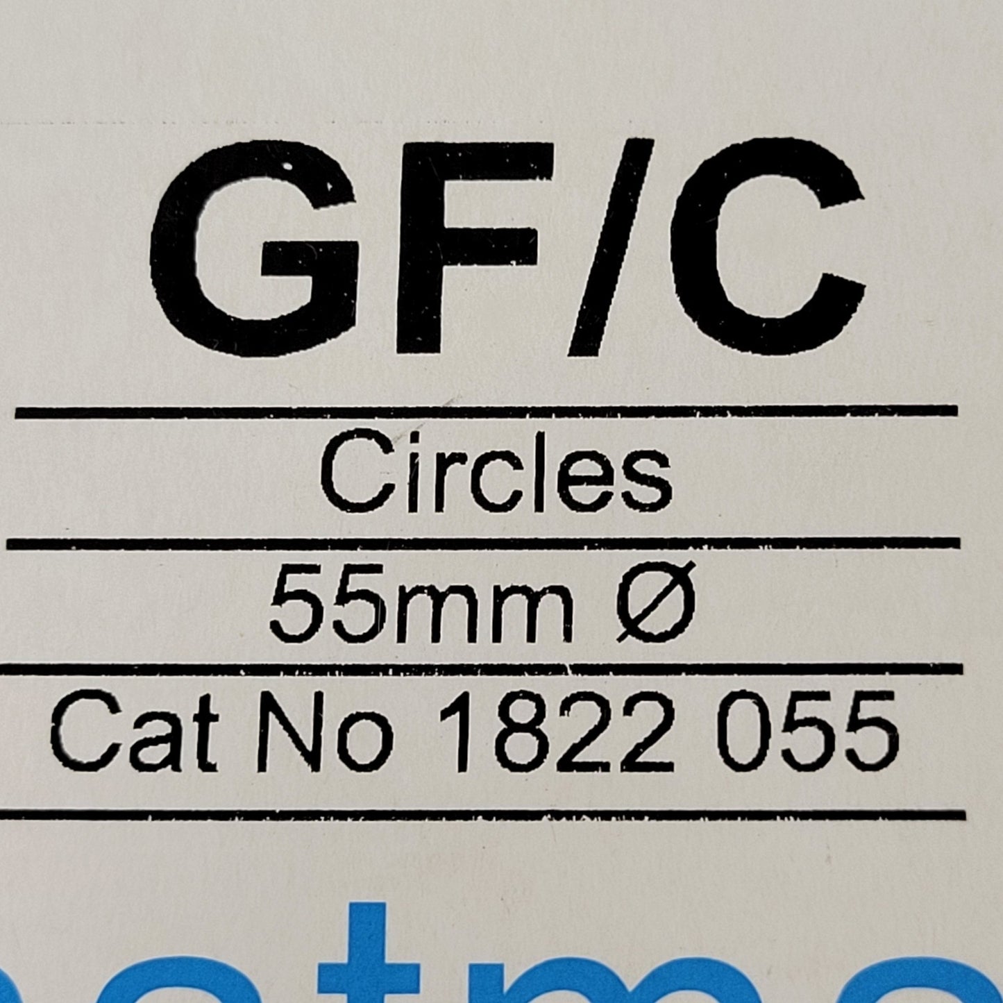 WHATMAN 1822-055 55mm Glass Microfiber Filters, Two Partial Packs, 100+ Circles