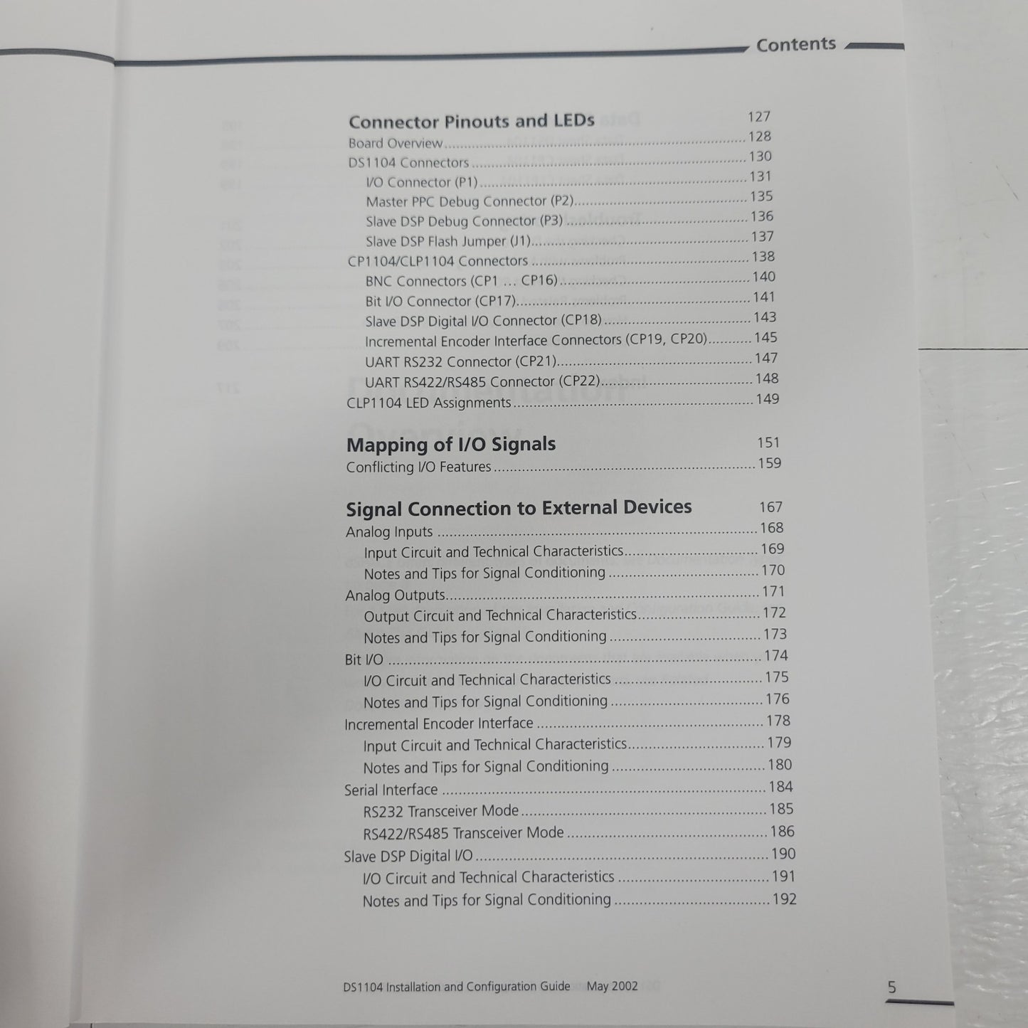 dSPACE DS1104 R&D Controller Board Installation Configuration Guide Rev 3.4