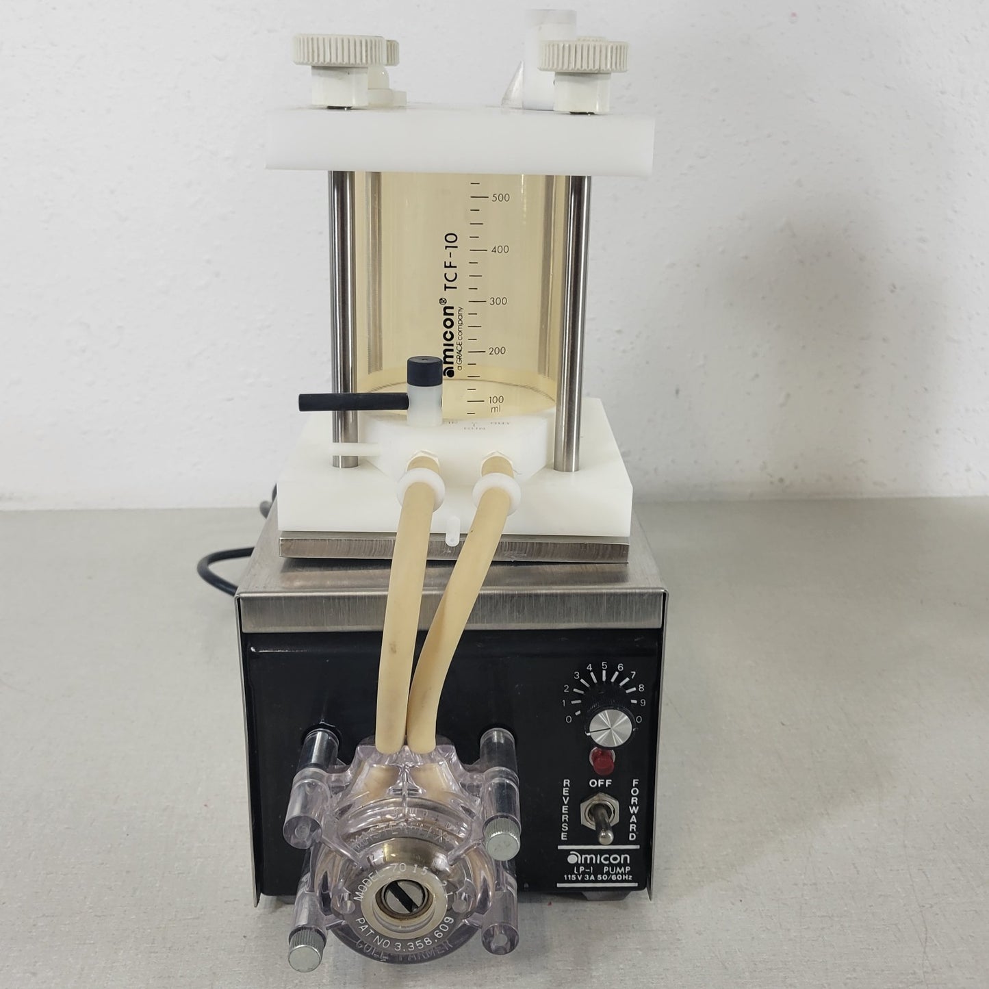 Amicon TCF-10 Thin Channel TFF Ultrafiltration System LP-1 Pump RG-L5 5L Tank