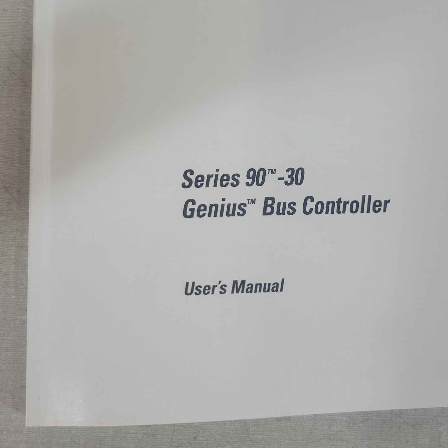 GE Fanuc GFK-1034 Series 90-30 Genius Bus Controller PLC User's Manual