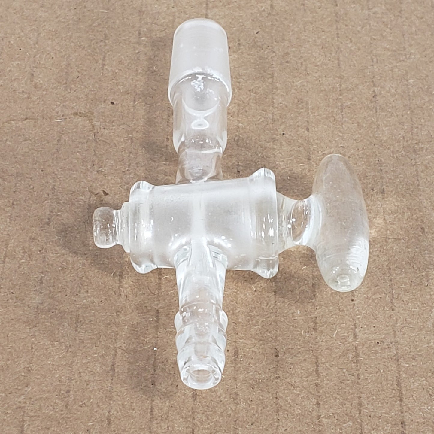 2x Unbranded 14/20 Outer Joint To 3/8" Hose/Straight Tube Adapters w/Stopcocks