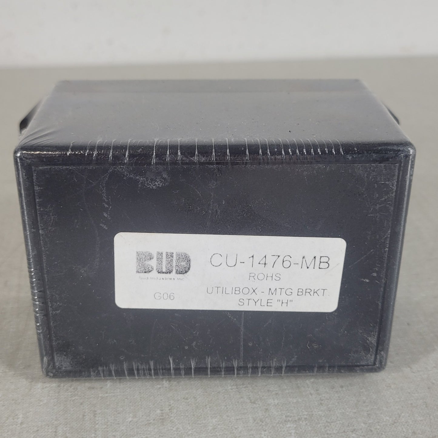 3 Units Bud Industries CU-1476-MB Utilibox ABS Plastic Enclosure Boxes w/Flanges