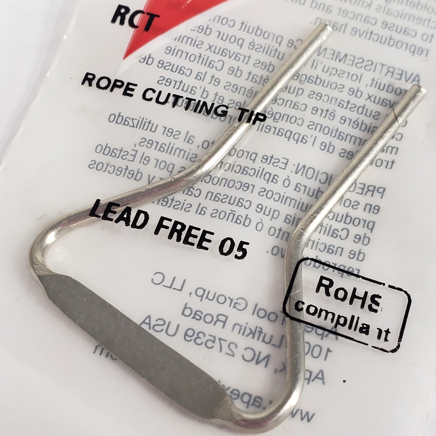 WELLER RCT Five Rope Cutting Tips for Soldering Irons, Lead Free