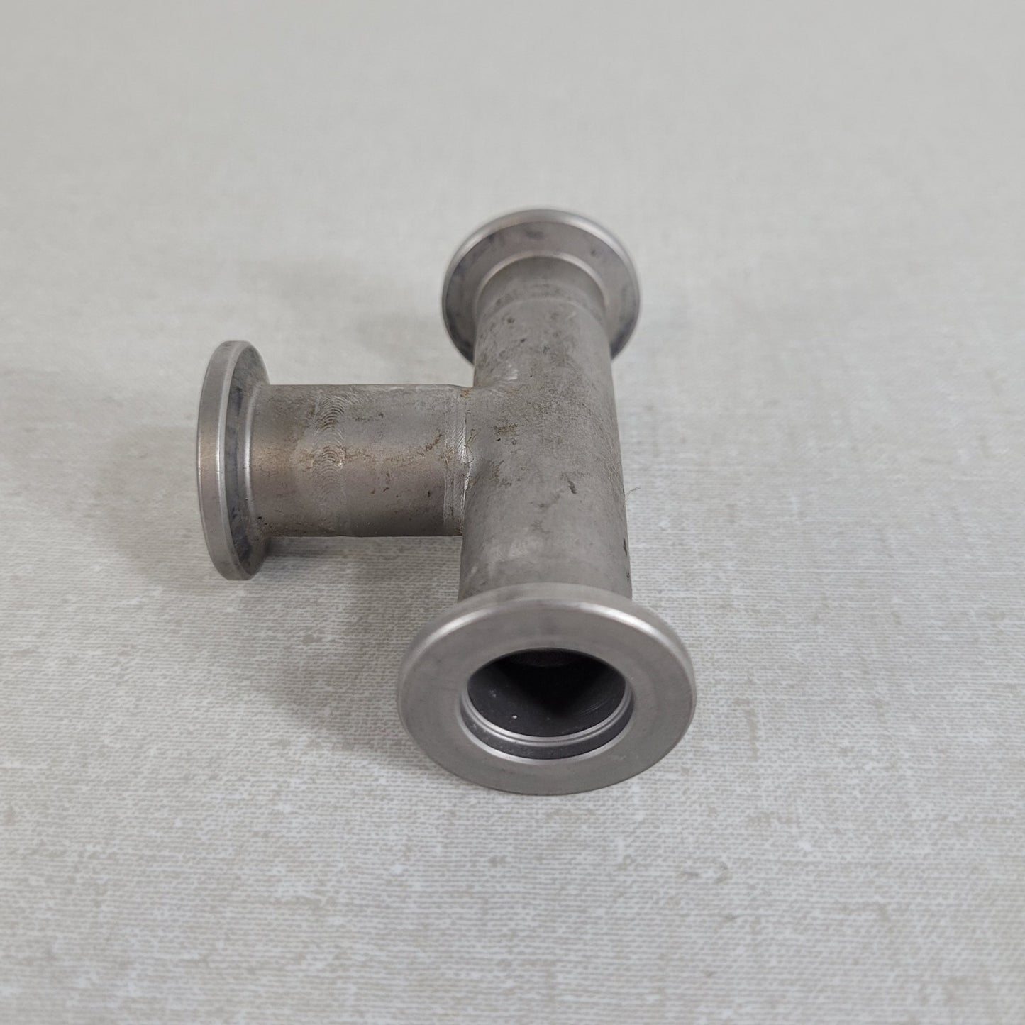 KF16 NW16 QF16 High Vacuum 3-Way Stainless Steel Tee HV UHV Splitter
