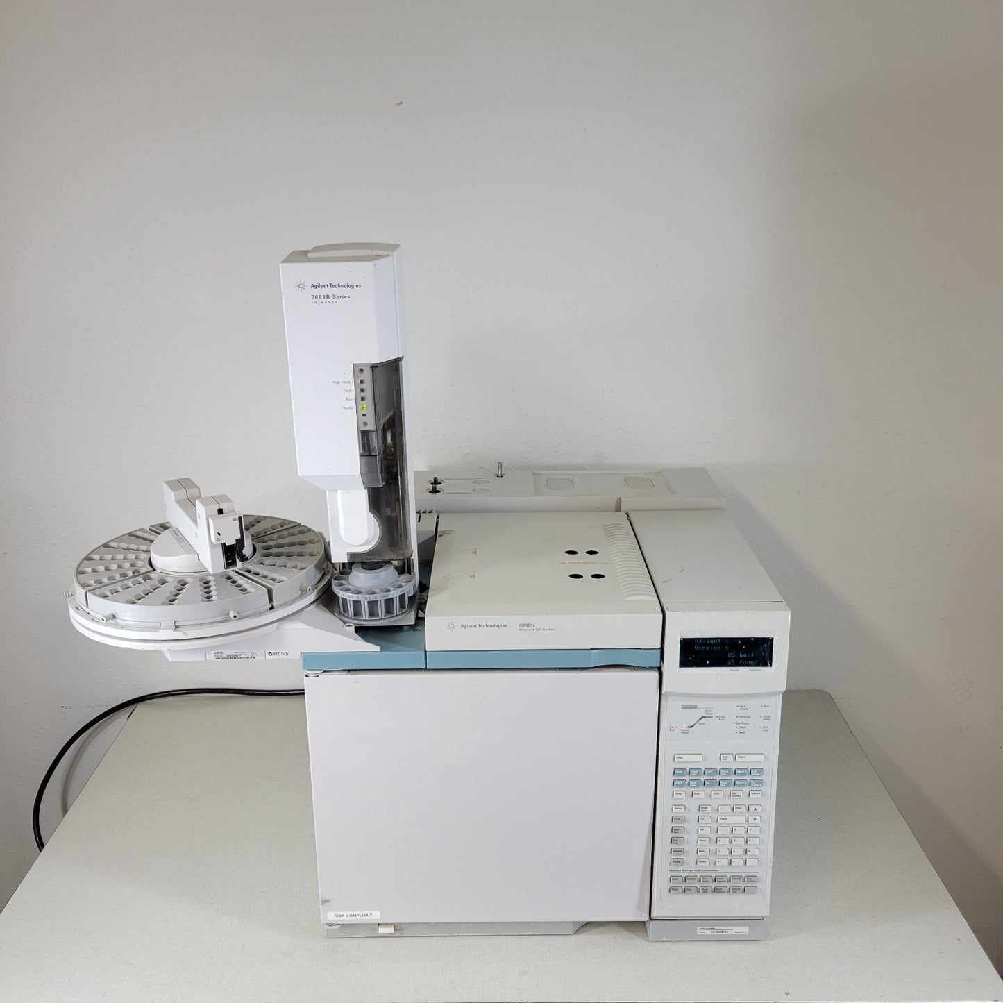TESTED Agilent 6890N GC FID 7683 Autosampler ChemStation PC Rtx-624 Gas Chromato