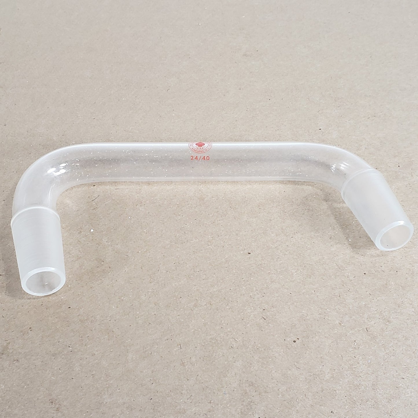 Lot Of 3 Ace Glass Inc 5040-10/5238-03/5125-10 Side-Arm/U/Y-Adapters 24/40 Joint