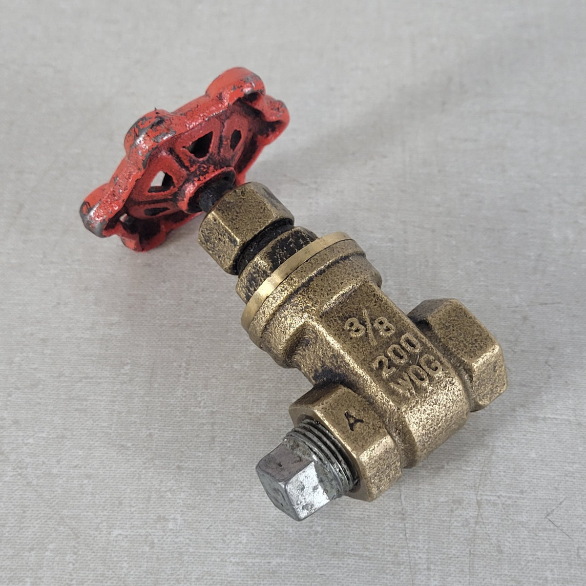 B&K 3/8" Brass Gate Valve 200 WOG Threaded Manual Shutoff Water Oil Gas