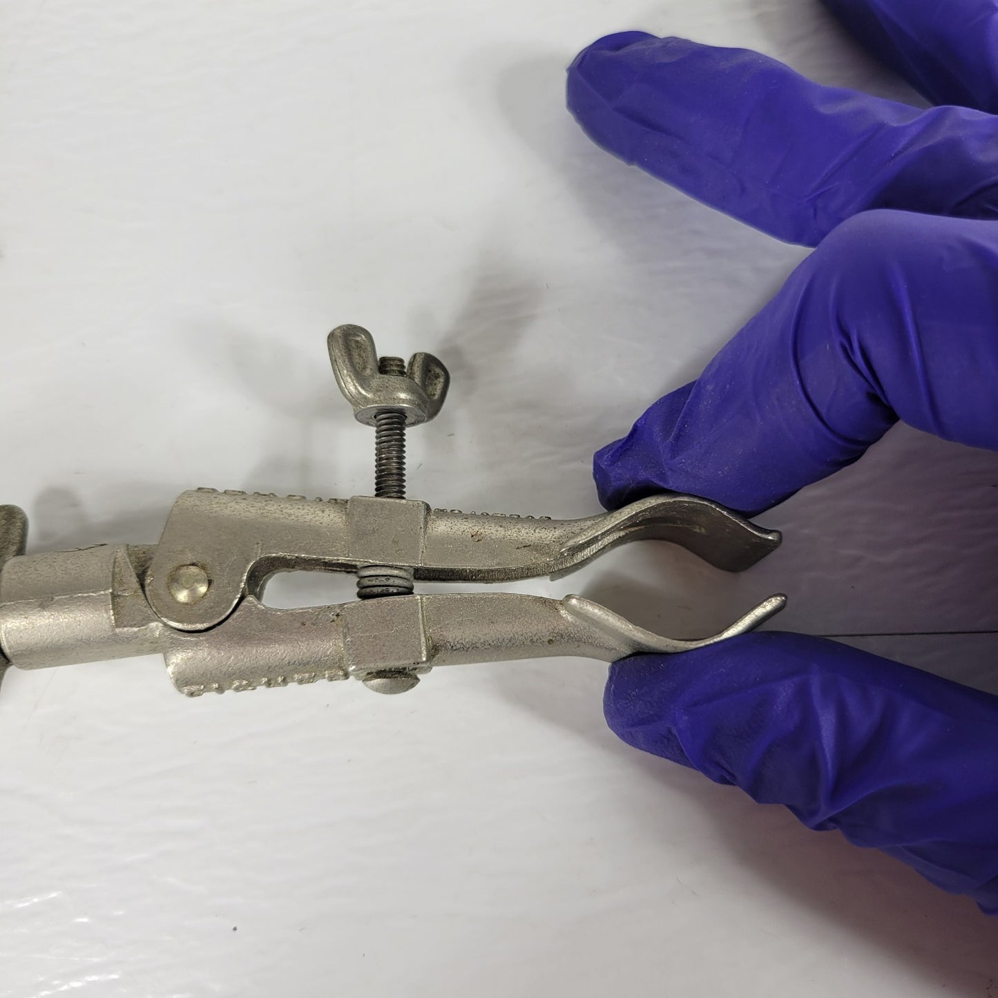 VINTAGE FISHER M14201E Two Castaloy  2-Prong Swivel Extension Clamps