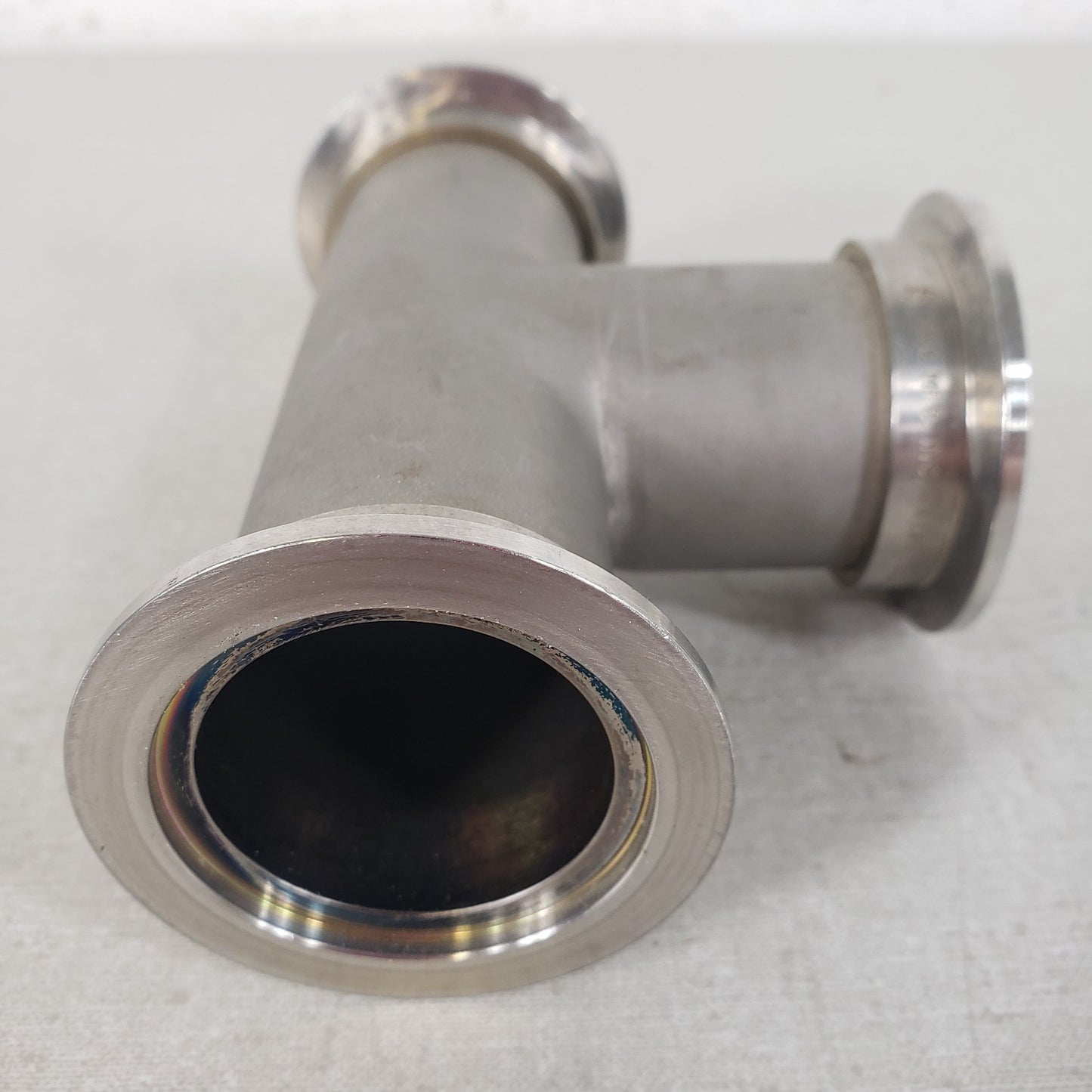 MDC NW40 KF40 QF40 ISO-KF 3-Way Stainless Steel High Vacuum Tee Fitting