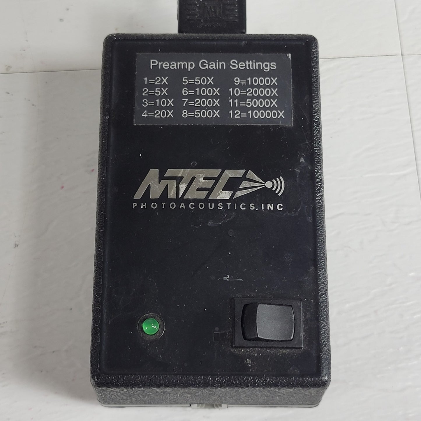 JEROME MTEC MITEC EKD215L003 Power Supply 50mA, 115/230V, Preamp Gain Settings