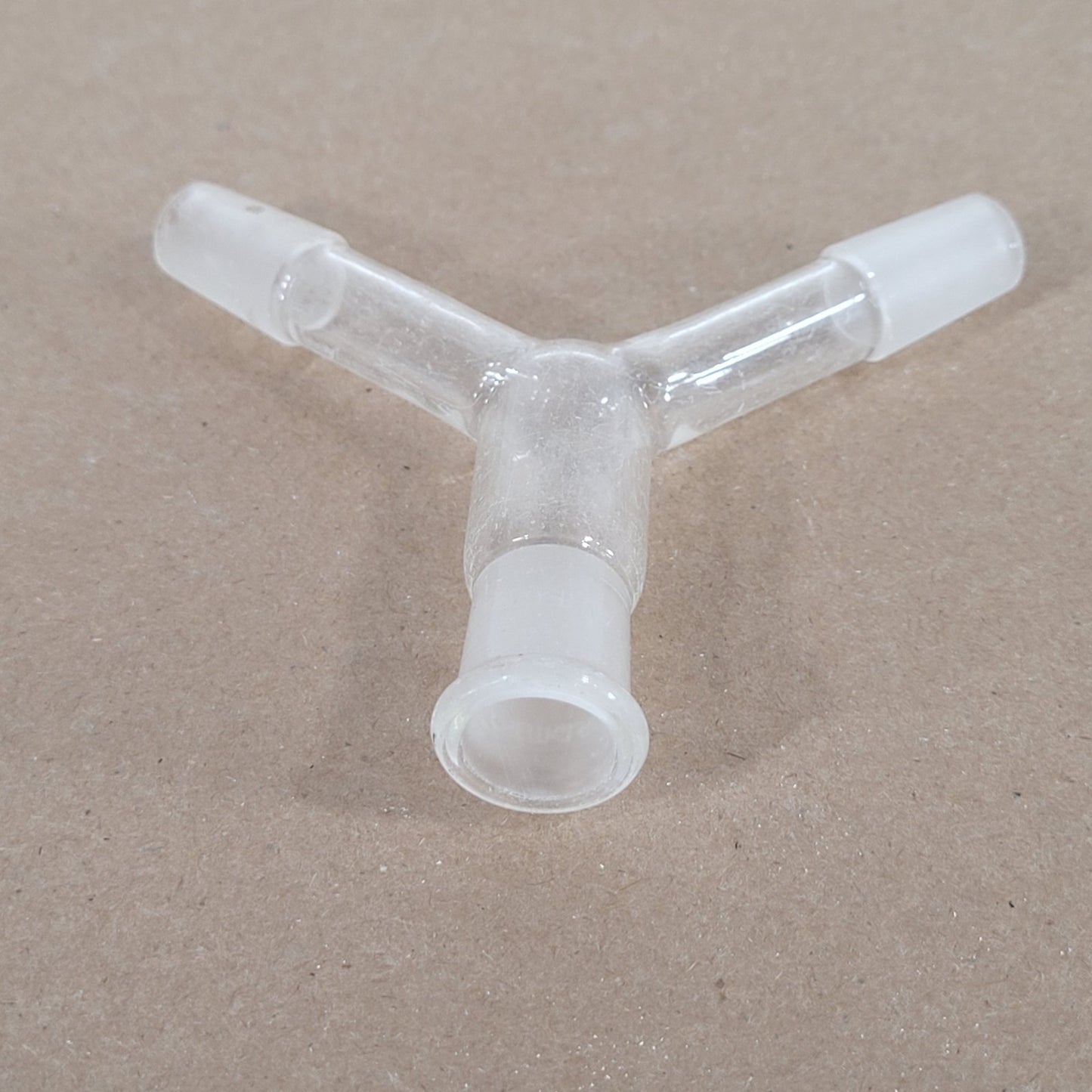 Lot of 3 Chemglass AF-0502-01 Airfree Schlenk 3-Way Adapters 14/20