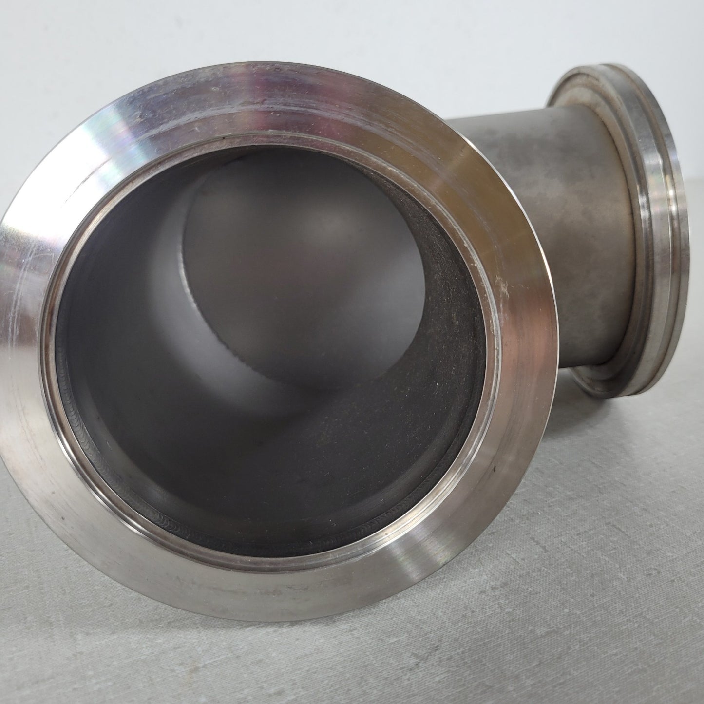 ISO-100K Right Angle Compact Elbow UHV Vacuum Fitting Stainless Steel ISO K 100