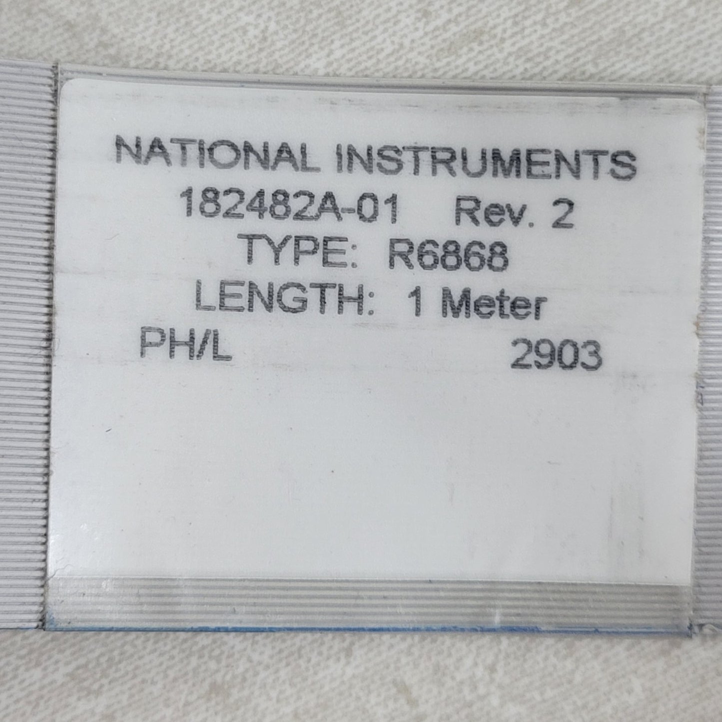 National Instrument CB-68LP Board Interface Box w/182482A-01 Ribbon & BNC Cables