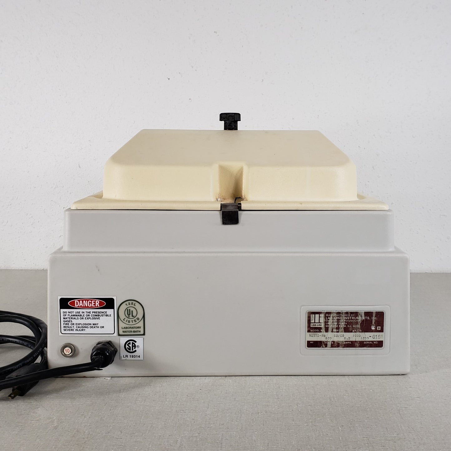 TESTED Baxter Scientific N2975-14 Dura Bath w/6 Plastic 0.46" ID Sample Holders