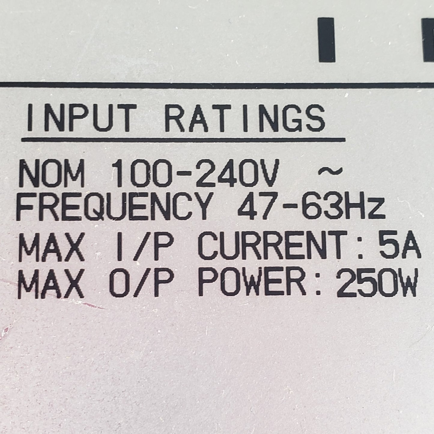 TDK Lambda Alpha 250S MA250S5 250W Power Supply MA2500138B 12v 5v 3.3v 5.1v