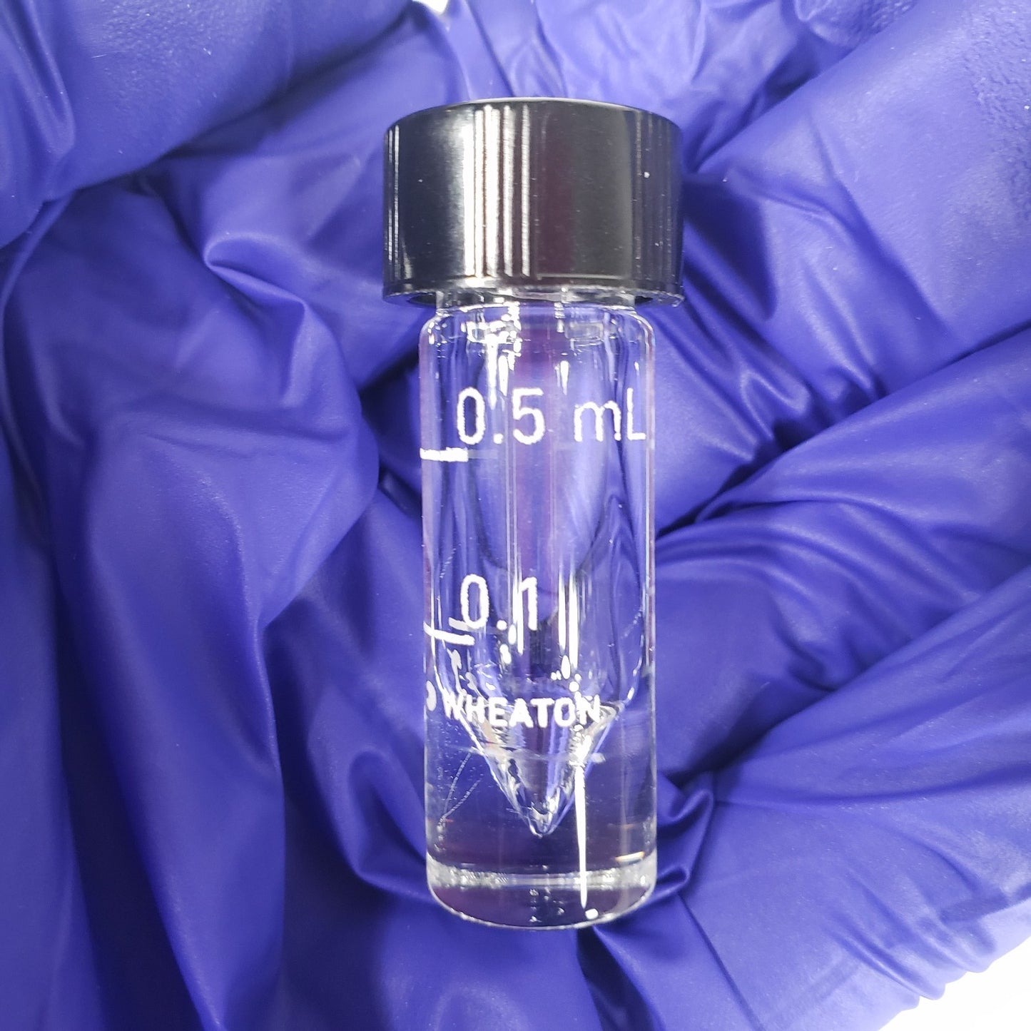 WHEATON W986294NG 1mL Graduated Clear V-Vials Screw Cap 13-425 Lot of 10