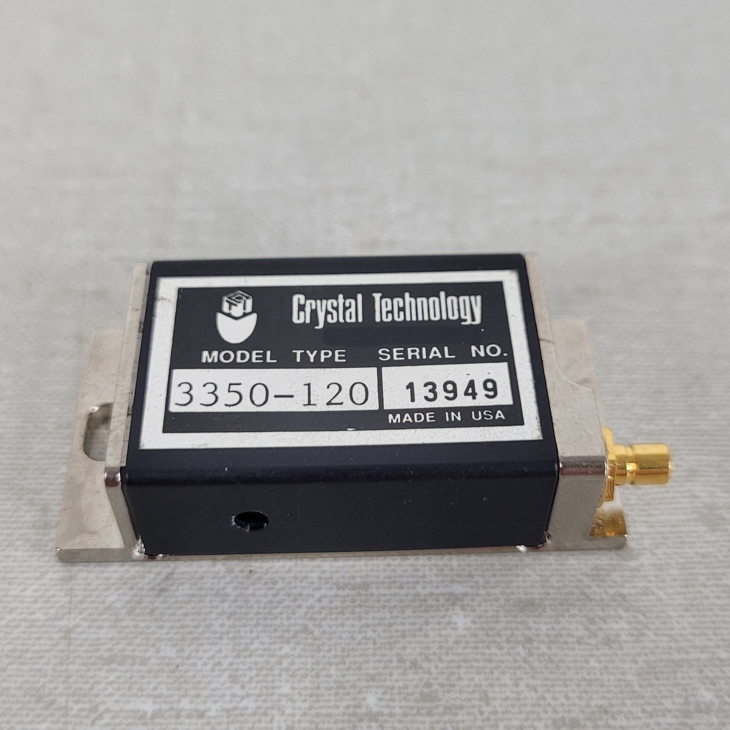 Crystal Technology 3350-120 350MHz 488/532nm Acousto-Optic Modulator AOM