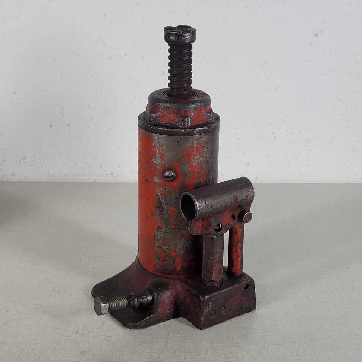 Vintage Hydraulic Bottle Jack Heavy Duty Manual Pump Red Parts / Repair