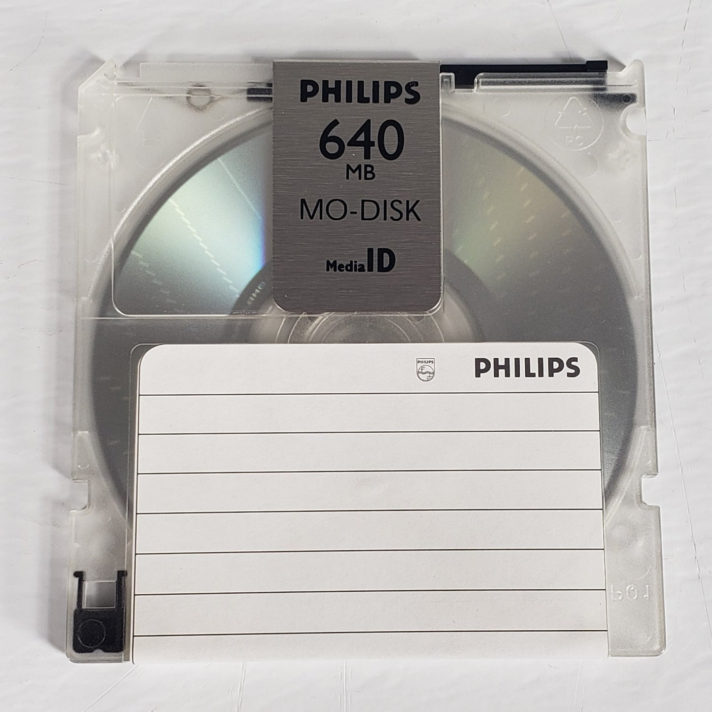 Philips 640MB 3.5" Rewritable MO Disk Magneto Optical MediaID
