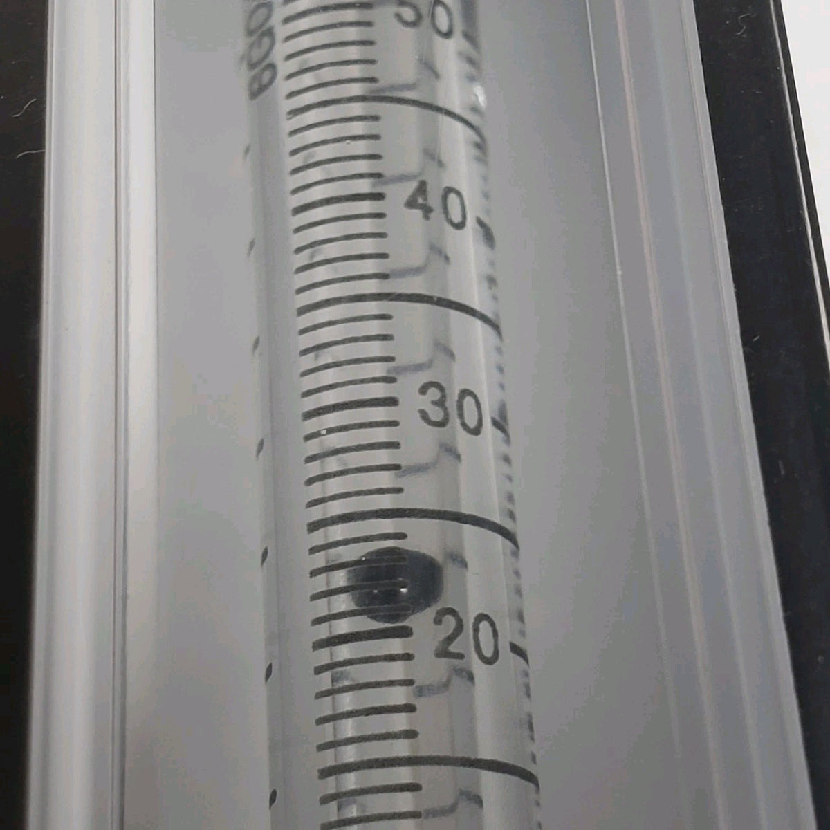 Key Instruments GS60710 65mm Glass Tube Flowmeter 6000 CCM Air Panel Mount