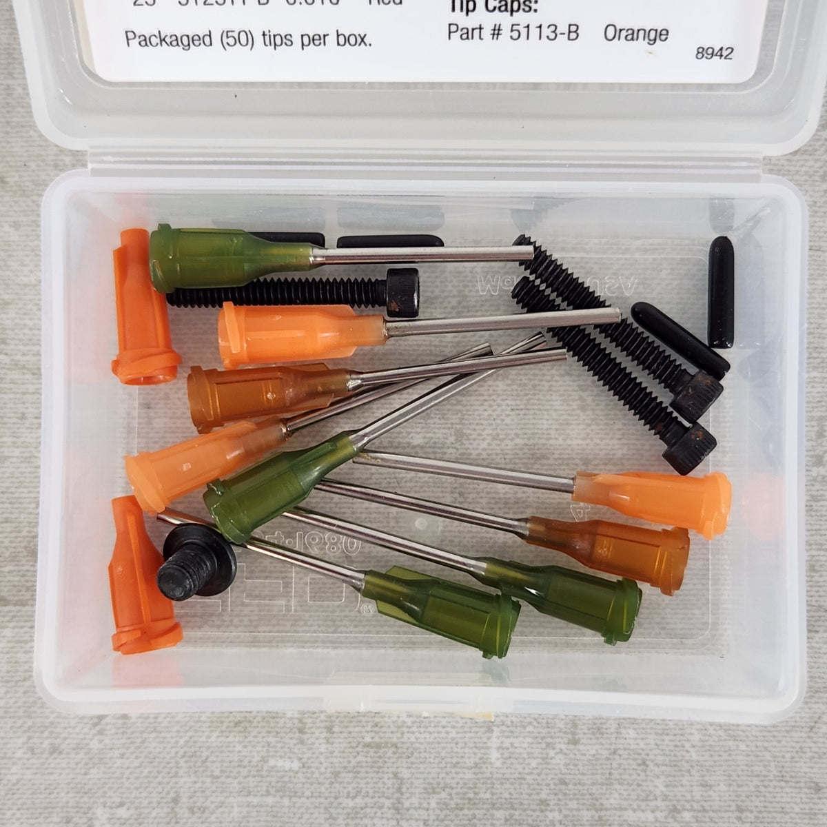 Nordson EFD 7500TK Dispensing Valve Tip Kit 9 Tips Partial Kit