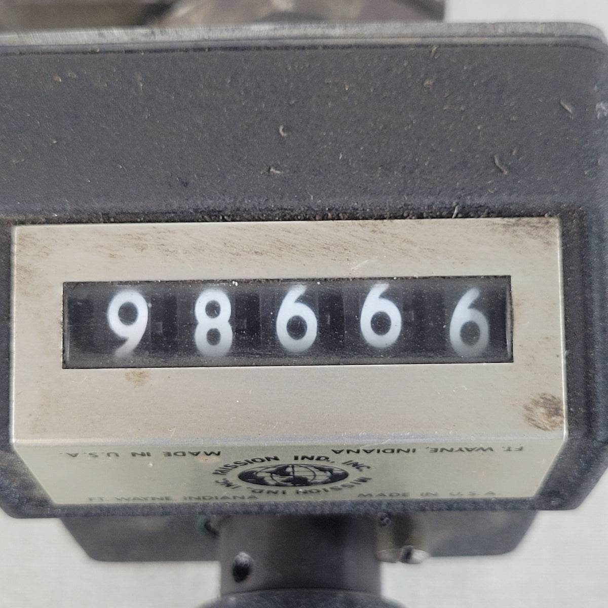 Mission Industries 5-Digit Mechanical Position Indicator Counter w/ Handwheel