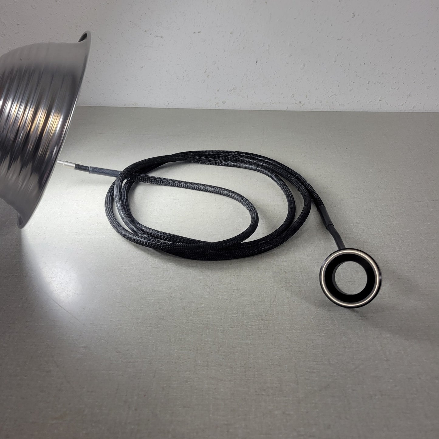 Optem 29-60-31 Fiber Optic Cable w/2" OD Ring Light Head and 1/4 OD End Insert