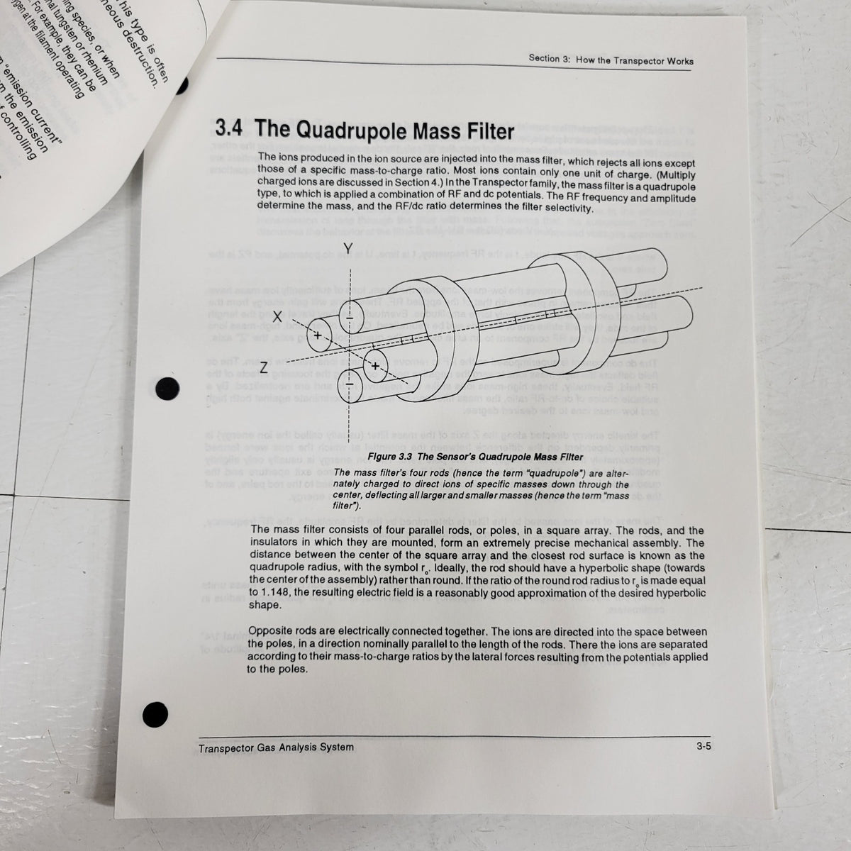 Leybold INFICON 074-201 Transpector Gas Analysis System RGA Manual 1995