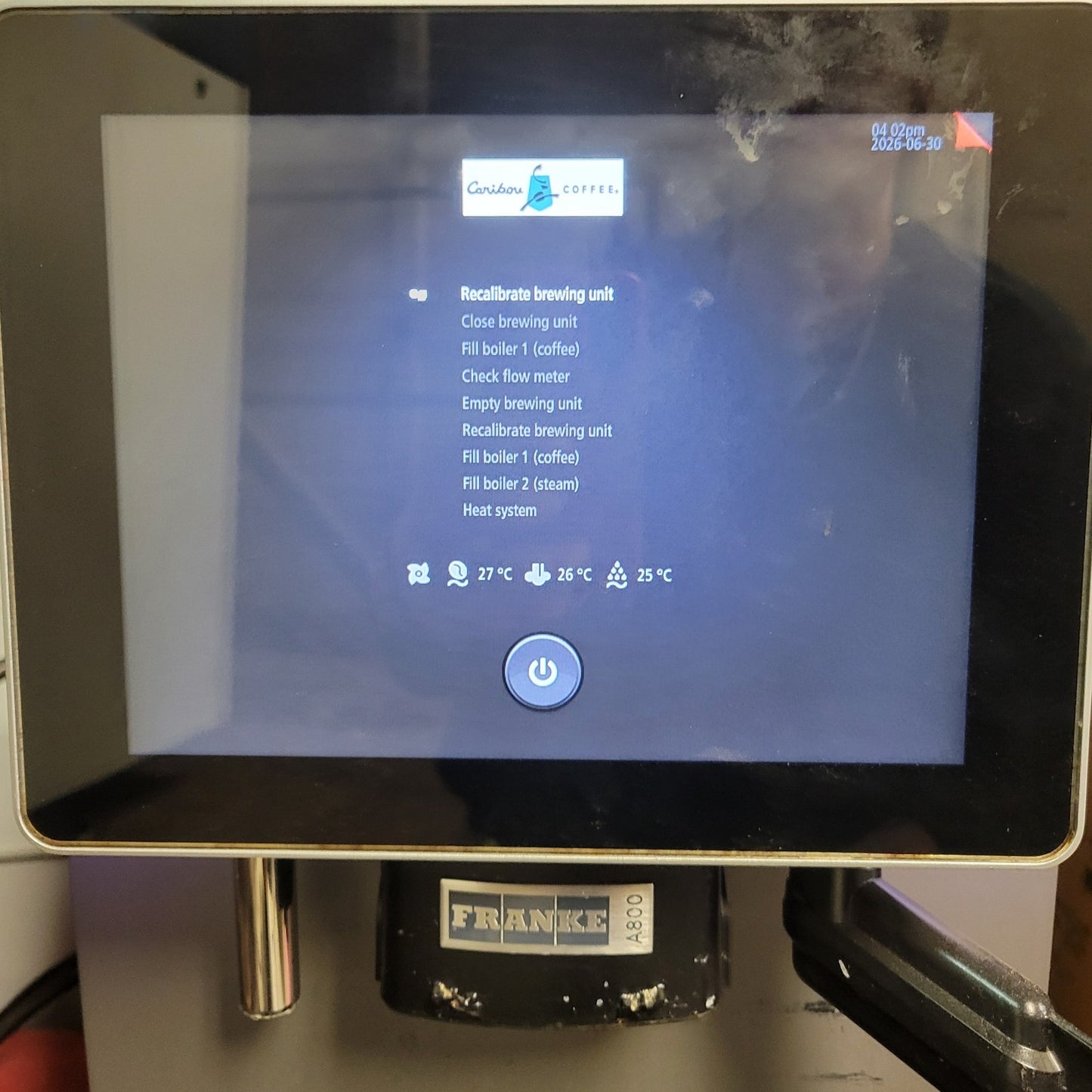 Franke 560.0001.522 A800 10.4" Touchscreen Operator Control Panel Display V08.20
