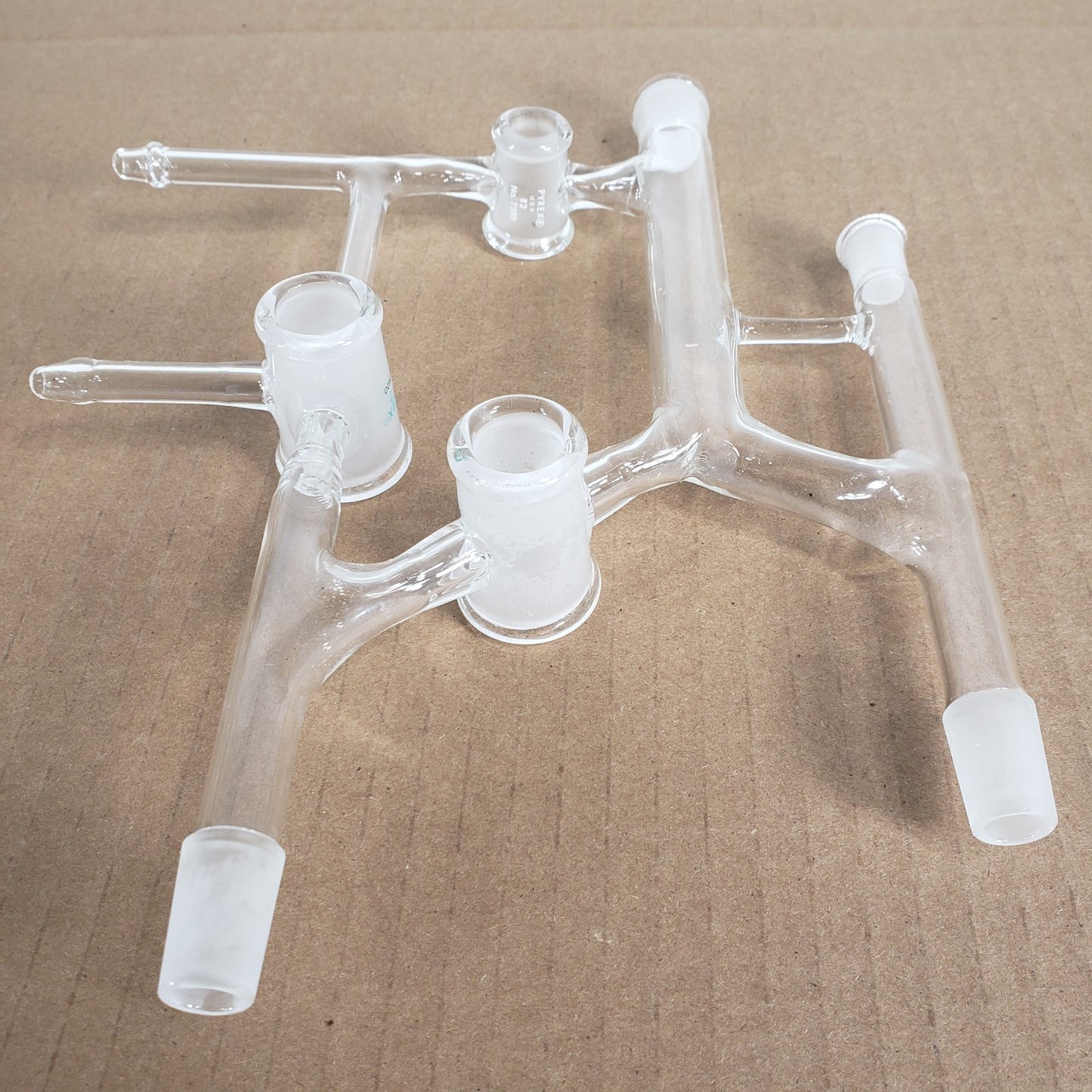 Kontes Style Variable Reflux Vacuum Distillation Head Cold Finger Stopcocks