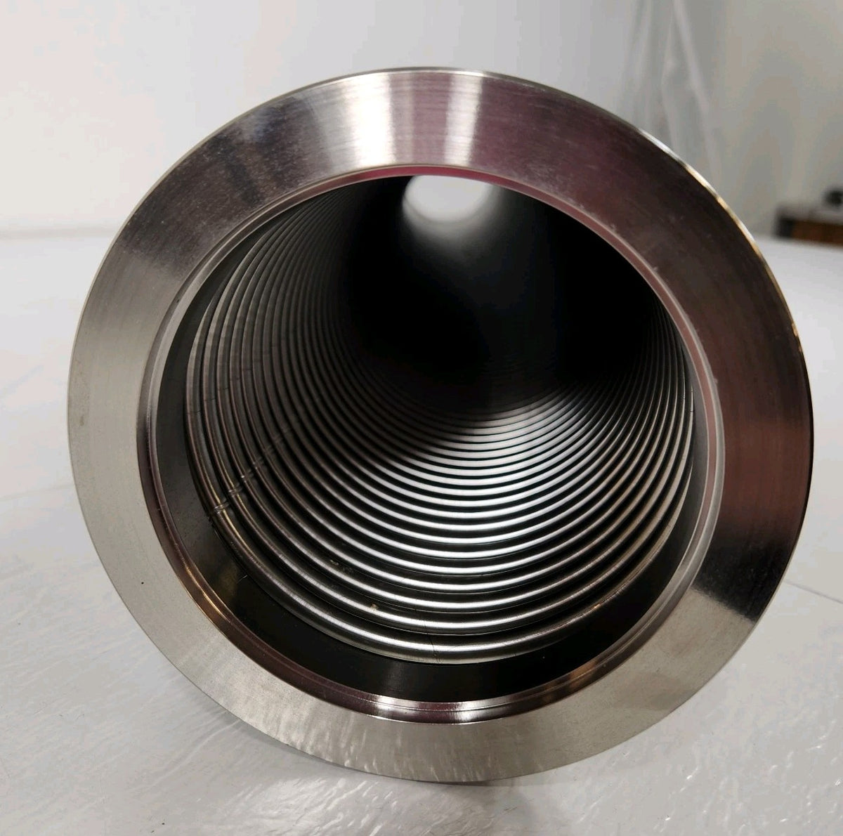 38.5" Long ISO-K100 DN100 K 4" Flexible Metal Vacuum Bellows Hose ISO Flanges