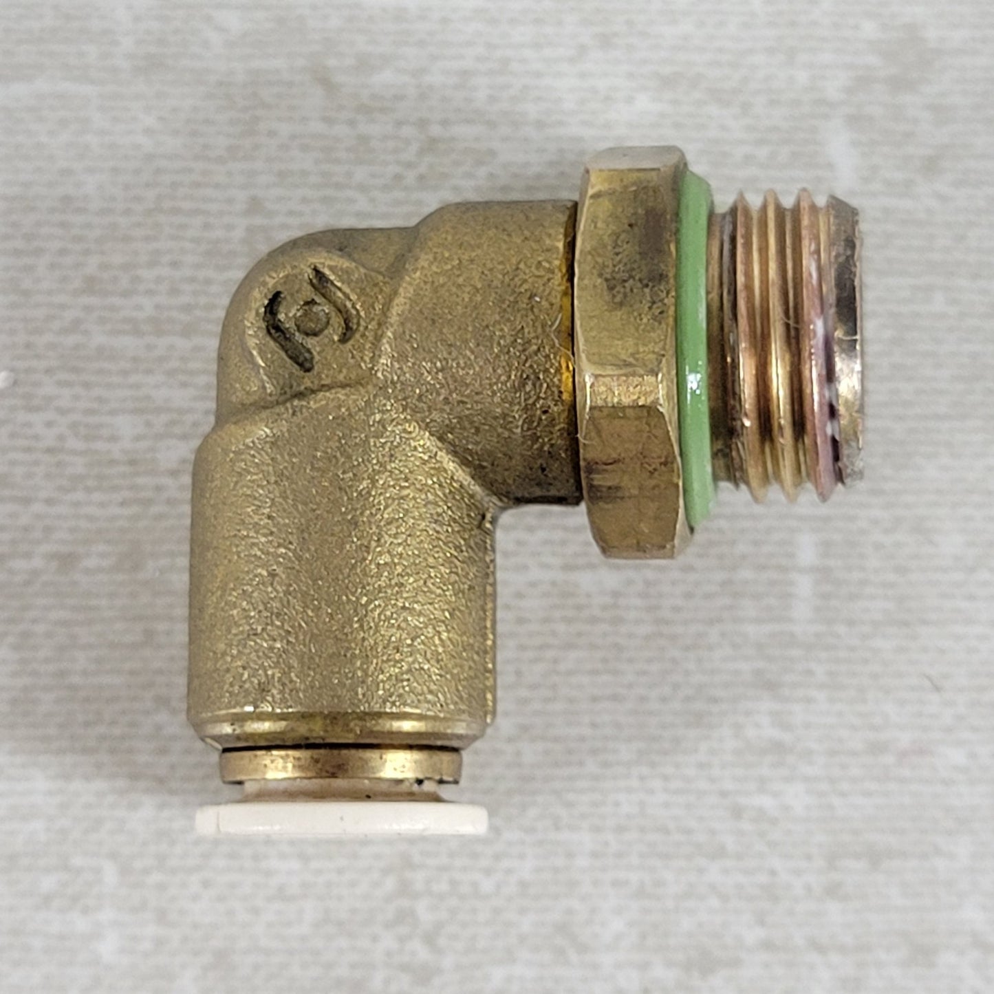 Lot of 5 Franke 560.0005.595 A800 1/4" ID Quick Connect 1/2" Threaded 90° Elbow