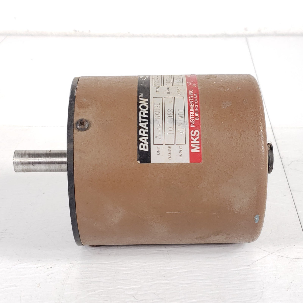 MKS 227AHS-A-10SPPC Baratron 10 Torr Absolute Pressure Vacuum Transducer