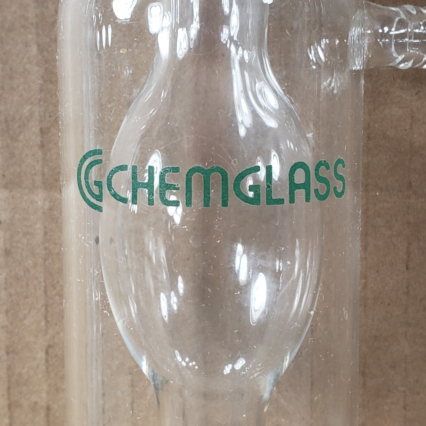 Chemglass CG-1207 Style Allihn Reflux Condenser 55/50 Bottom Stright Tube Top