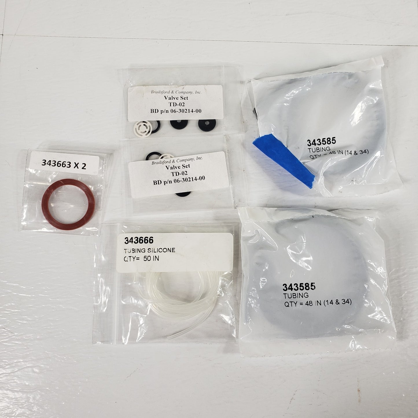 BD 343585, 343663, 343666, 063021400 Assorted Parts for Flow Cytometer Systems