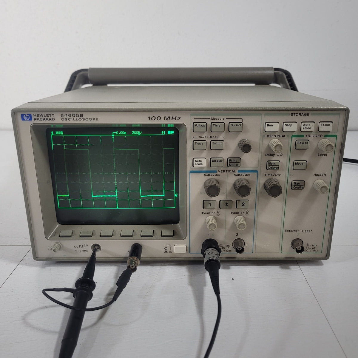 TESTED HP 54600B 100MHz 2-Channel Digital Storage Oscilloscope DSO