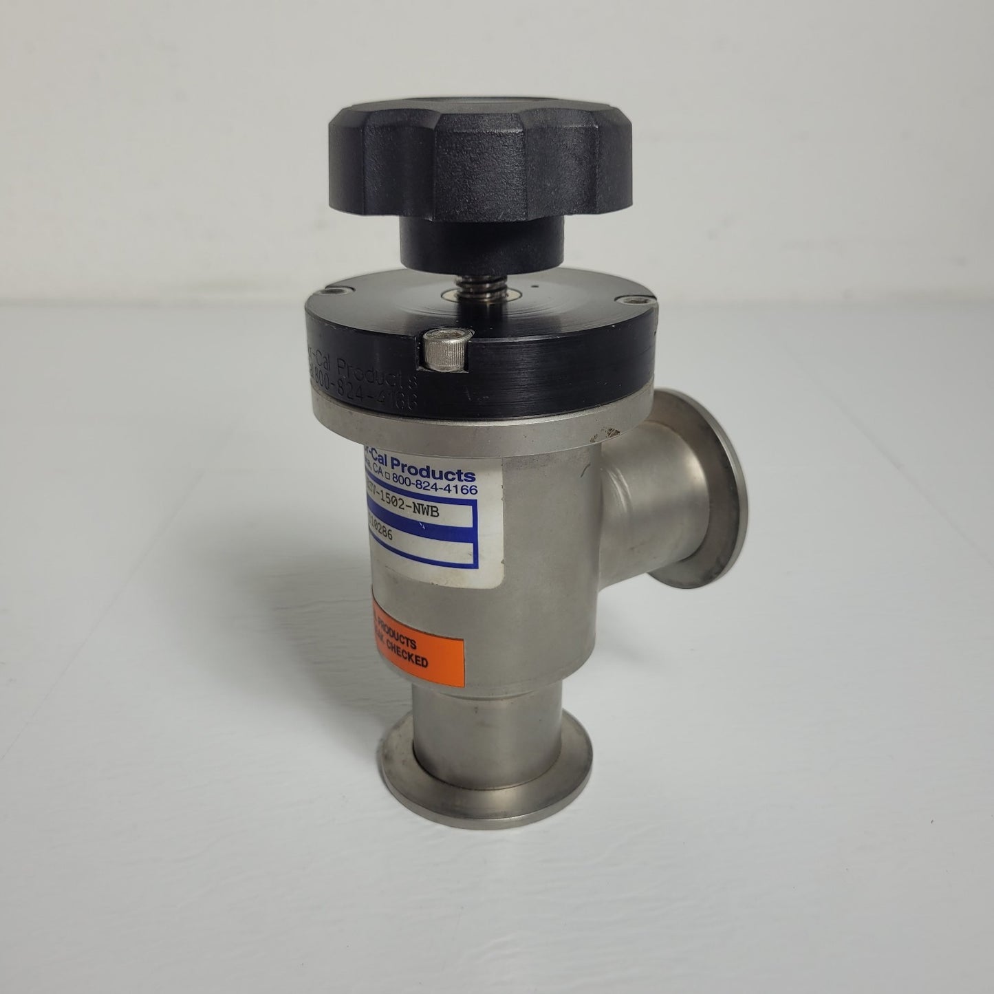 Nor-Cal ESV-1502-NWB Manual Vacuum Angle Valve KF40 NW40 UHV Ultra High Vacuum