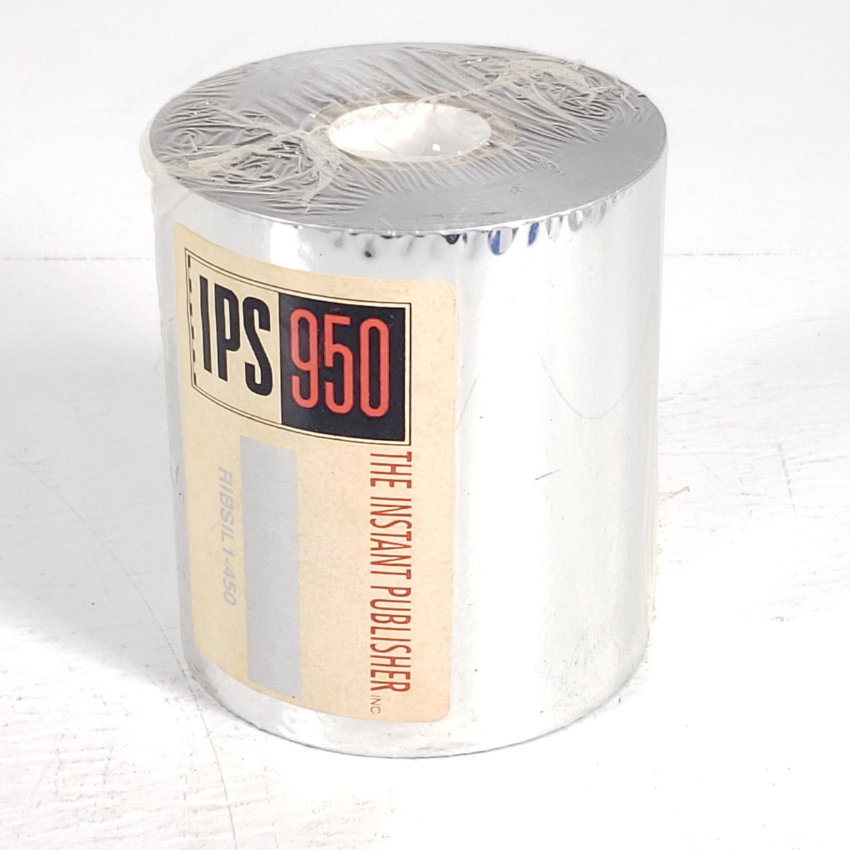 NOS IPS 950 Instant Publisher RIBSIL1-450 Silver Thermal Transfer Ribbon