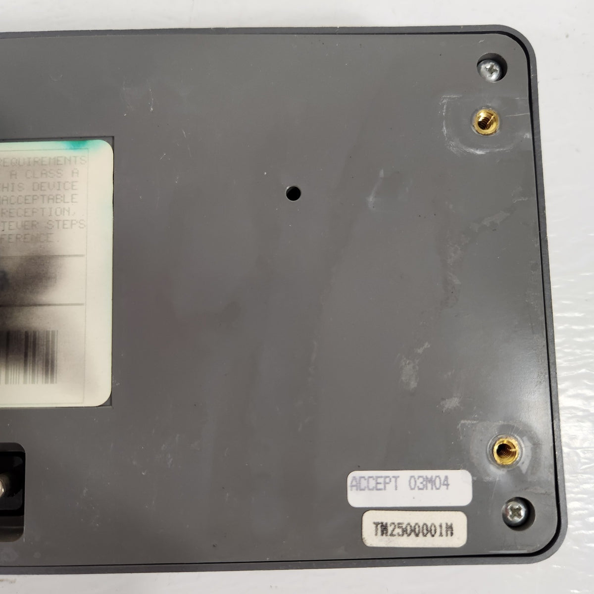 CTI Cryogenics TM2500-001 On-Board Cryopump Interface Control Terminal Keypad