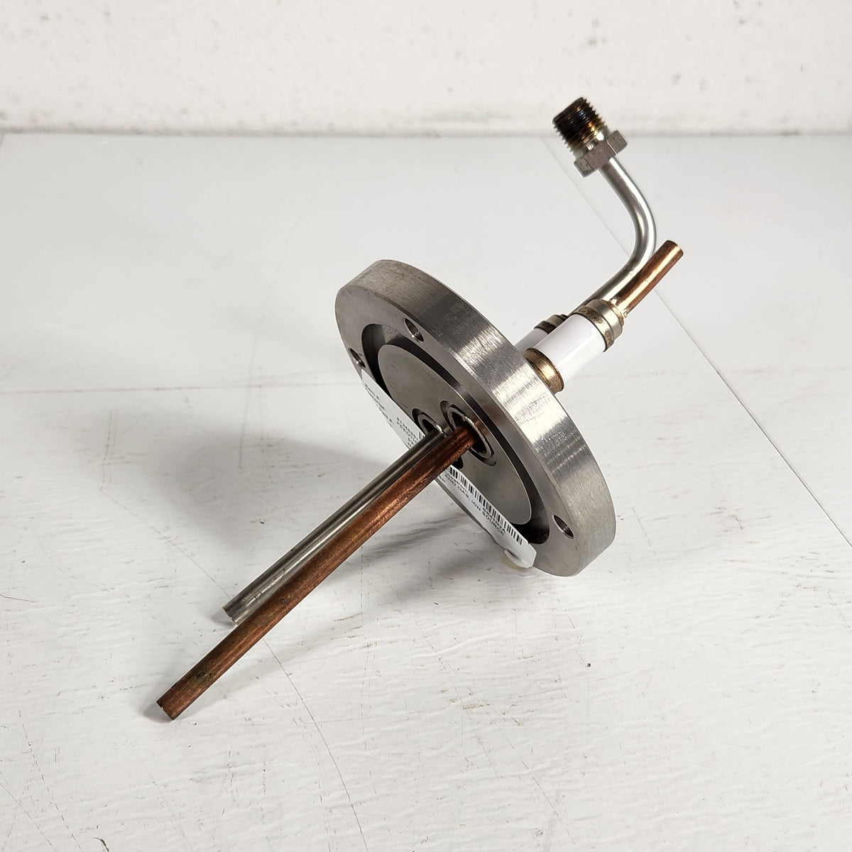032008200 Ion Mill 4" Flange Gas & Copper Electrical Vacuum Feedthrough