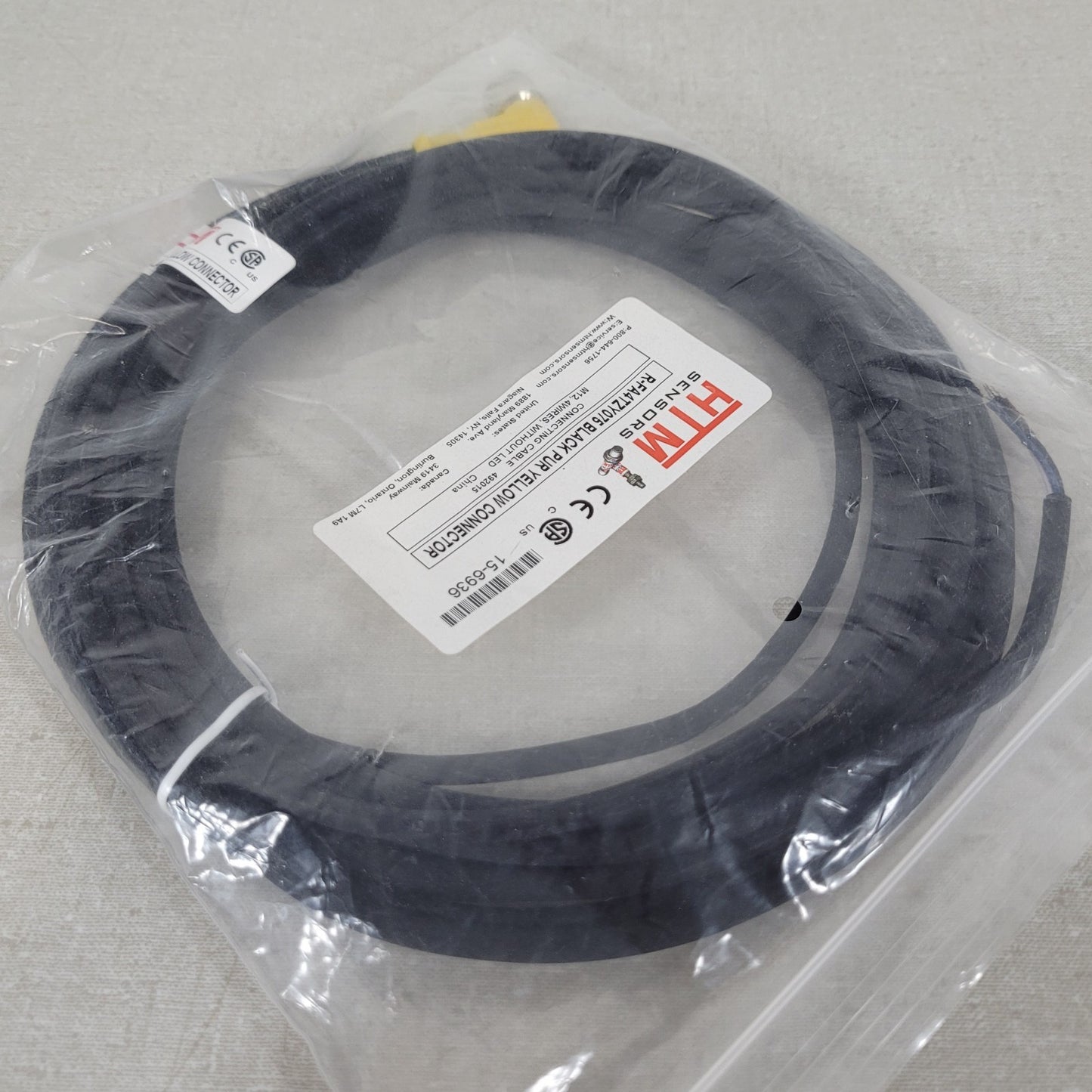 HTM R-FA4TZY075 4-Wire Right Angle Sensor Cable Connector Cordset Industrial