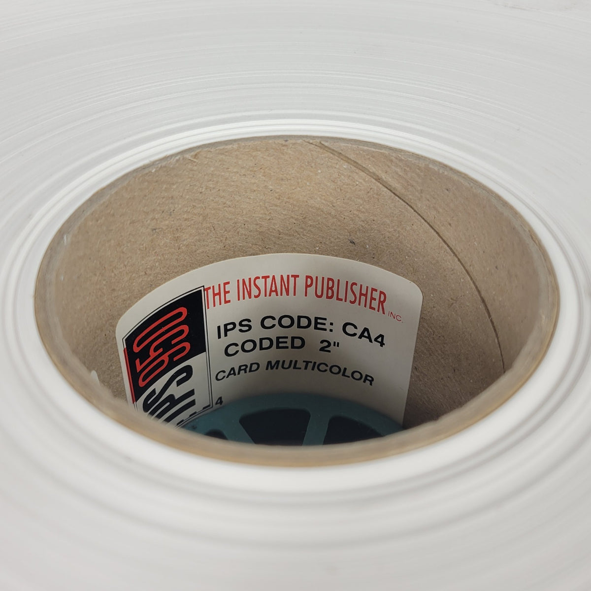 IPS 950 CA4 Instant Publisher 3.5" White Card Stock Paper Roll 2" Core NOS