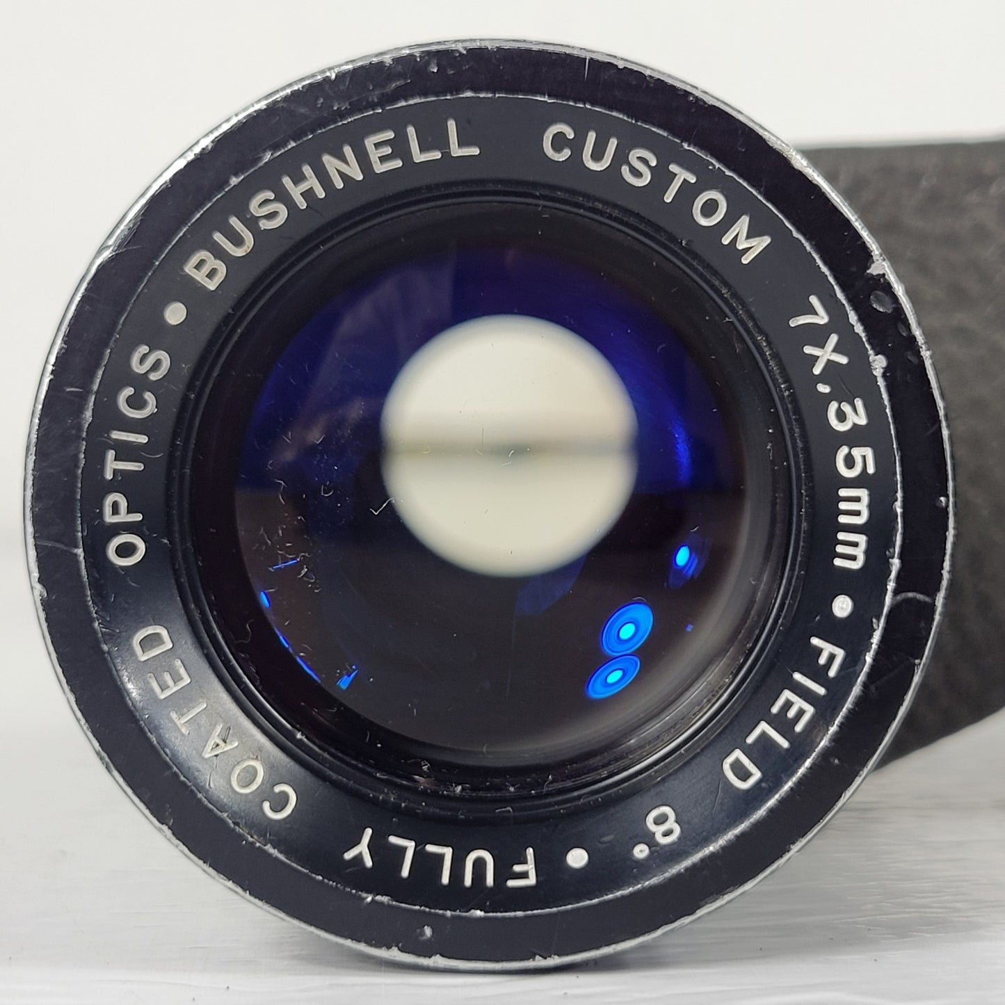 Vintage BUSHNELL Binoculars & Nikon Strap 7x.35mm Custom 8 Degree Optics w Case