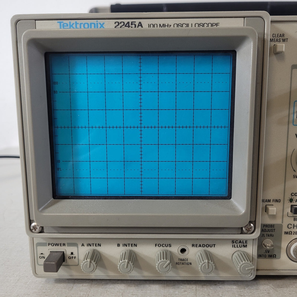 TESTED Tektronix 2245A 100MHz 4-Channel Analog Oscilloscope WORKING