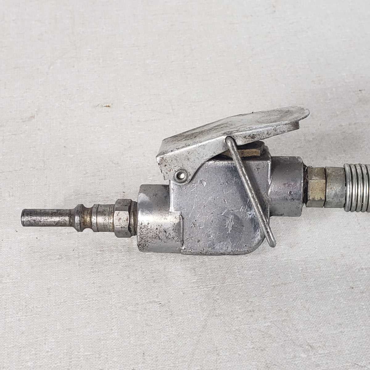 Industrial Hydraulic Fluid Dispensing Gun Trigger Nozzle w/ Hose Fittings